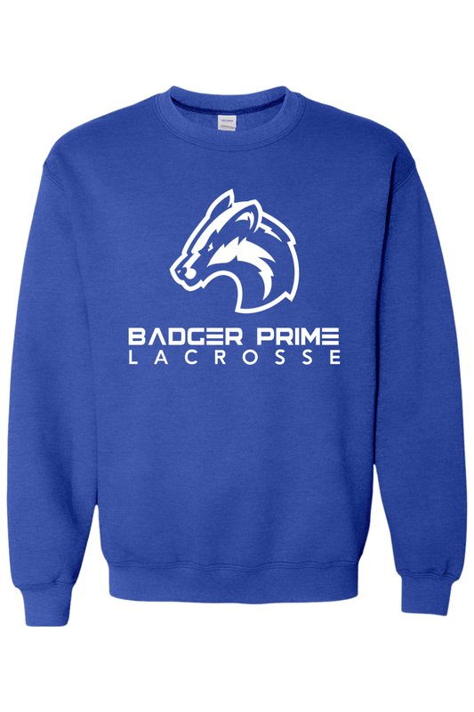 Badger Prime LC Adult Heavyweight Sweatshirt Signature Lacrosse