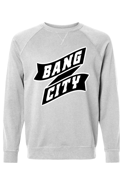 Bang City Lacrosse Adult Heavyweight Raglan Long Sleeve Signature Lacrosse