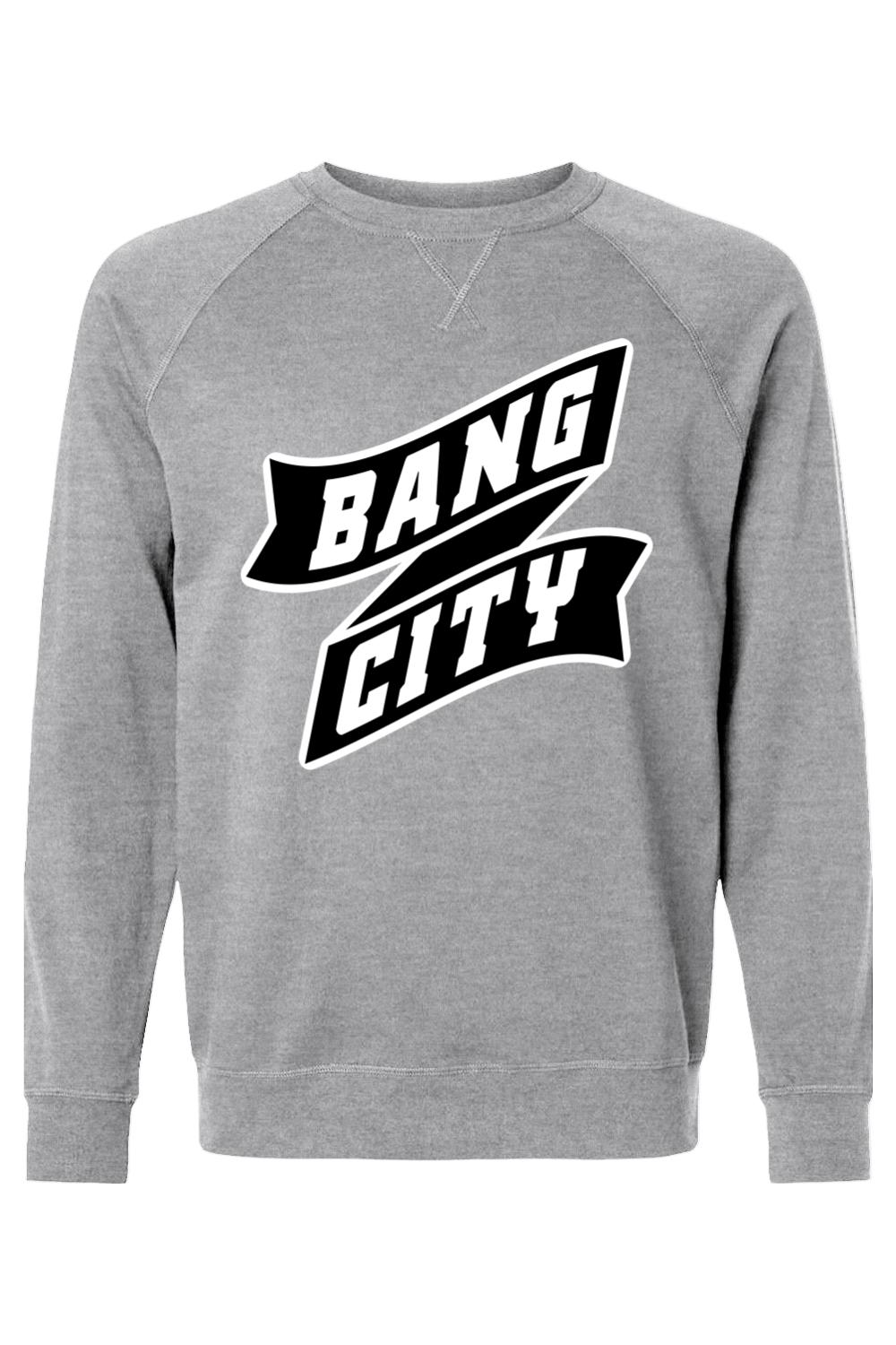 Bang City Lacrosse Adult Heavyweight Raglan Long Sleeve Signature Lacrosse
