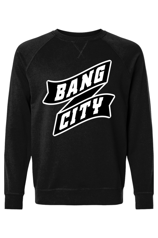 Bang City Lacrosse Adult Heavyweight Raglan Long Sleeve Signature Lacrosse