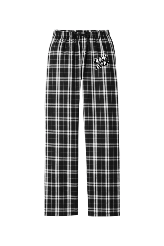 Bang City Lacrosse Adult Women's Flannel Plaid Pants Signature Lacrosse