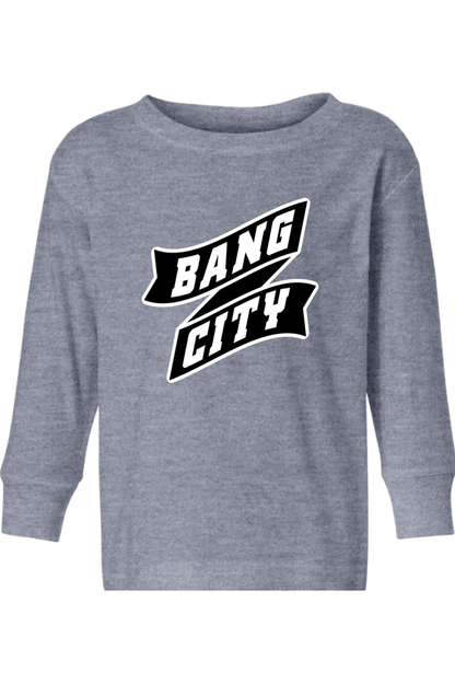 Bang City Lacrosse Toddler Long Sleeve T-Shirt Signature Lacrosse