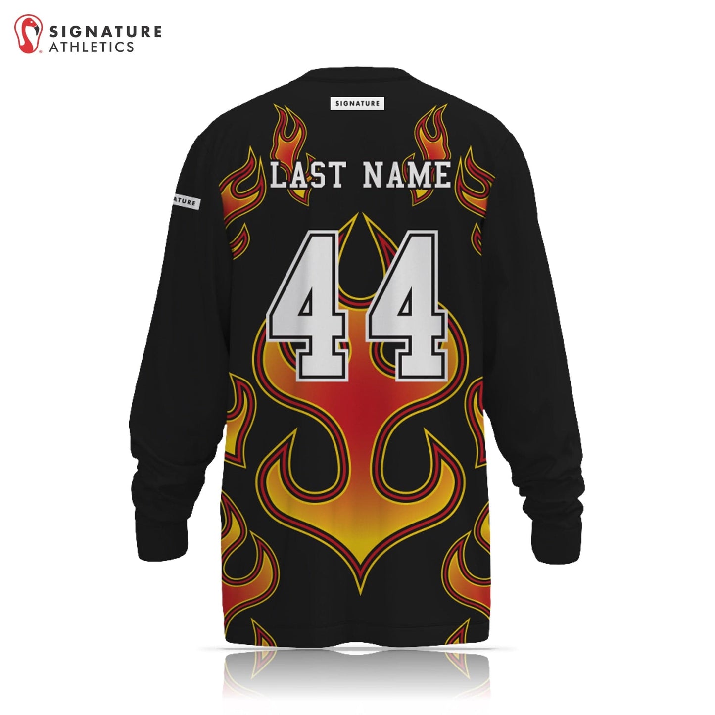 BAYFA Burn Goalie Men's Long Sleeve Tech Tee Signature Lacrosse