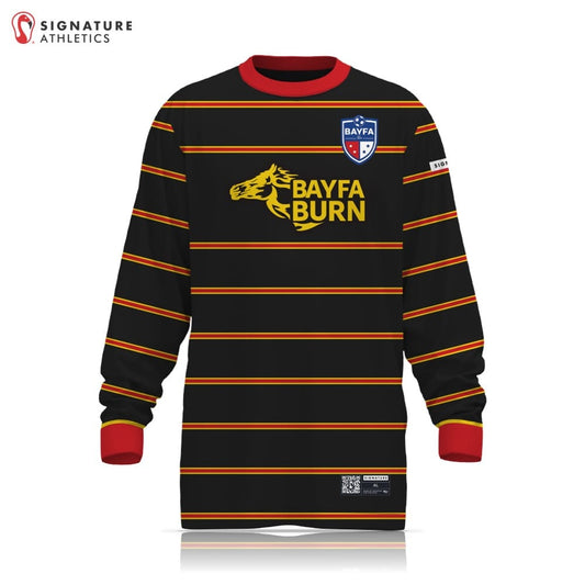 BAYFA Burn Men's Long Sleeve Tech Tee: BAYFA Burn Signature Lacrosse