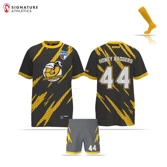 BAYFA Honey Badgers Men's 3 Piece Player Package: Honey Badgers Signature Lacrosse