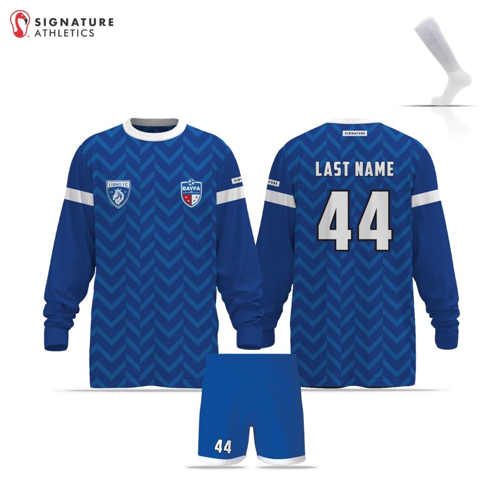 BAYFA Lions Duke Blue Men's 3 Piece Player Package Signature Lacrosse