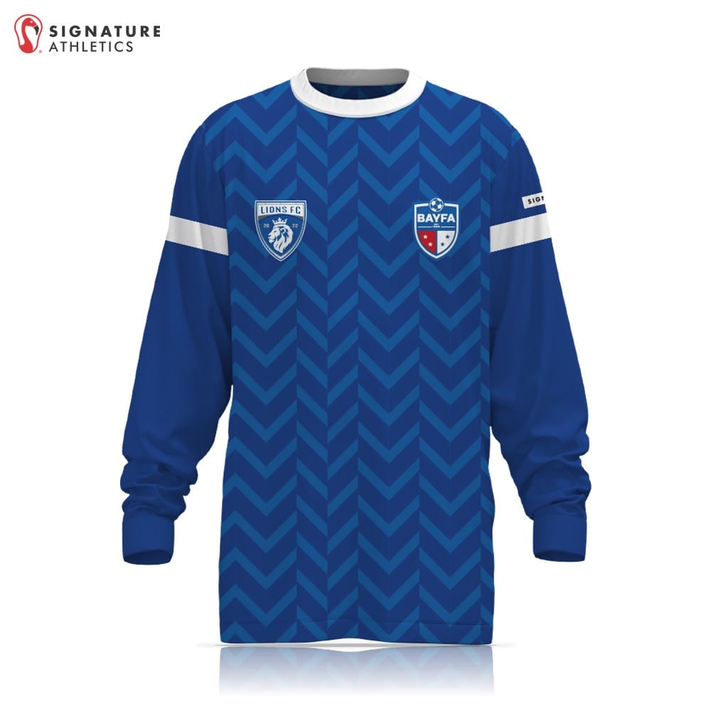 BAYFA Lions Duke Blue Men's Long Sleeve Tech Tee Signature Lacrosse