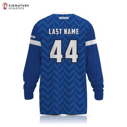 BAYFA Lions Duke Blue Men's Long Sleeve Tech Tee Signature Lacrosse