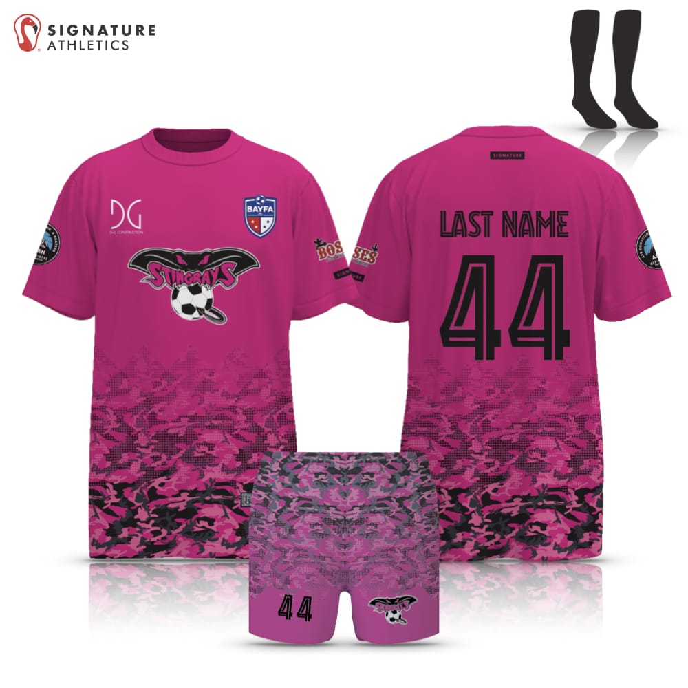 BAYFA Pink Stingrays Women's 3 Piece Player Package: Stingrays Signature Lacrosse