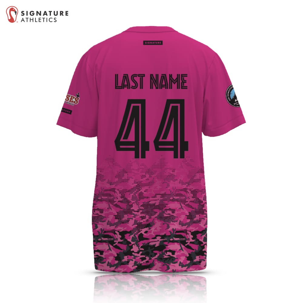BAYFA Pink Stingrays Women's Youth Short Sleeve Tech Tee Signature Lacrosse