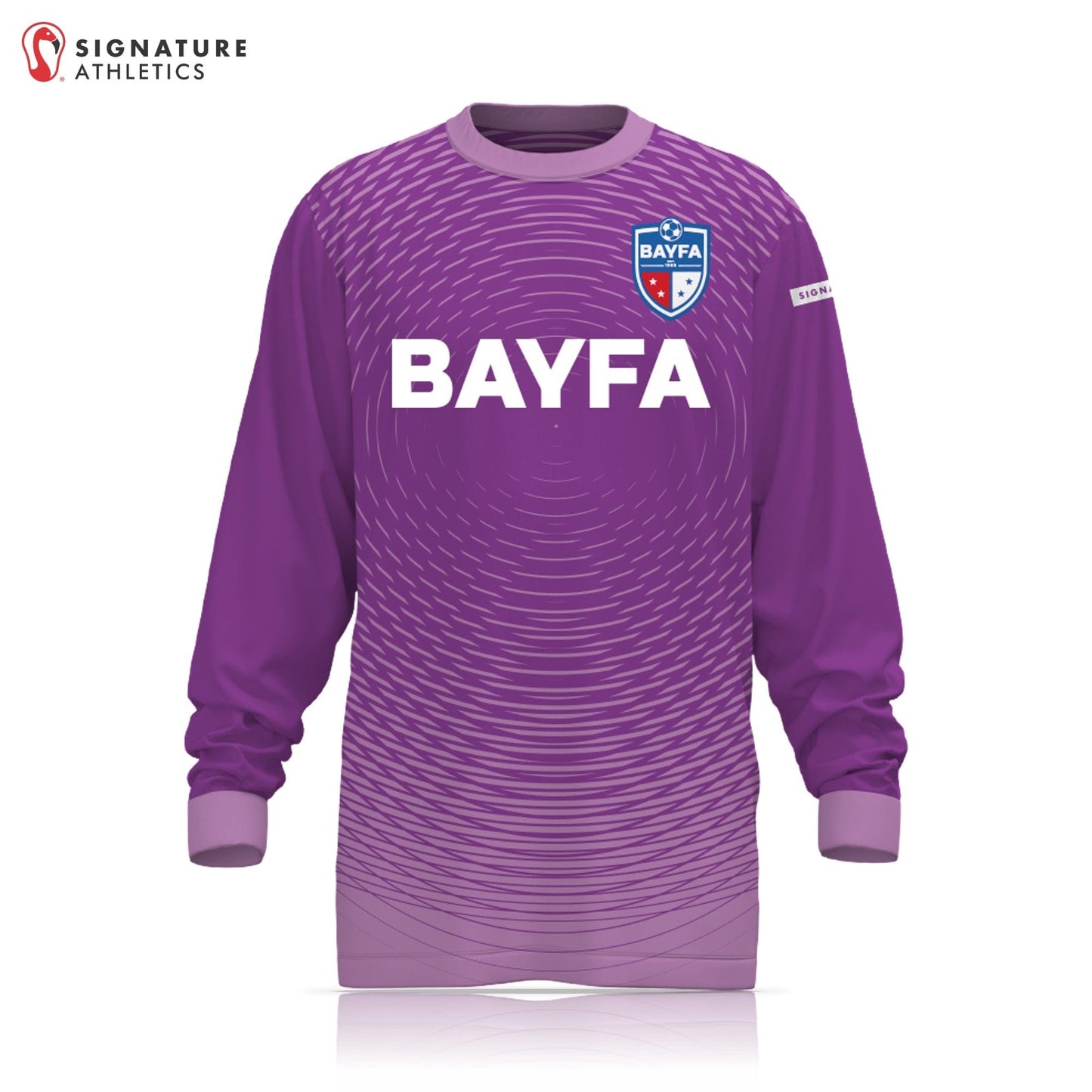 BAYFA Purple Goalie Jersey Signature Lacrosse