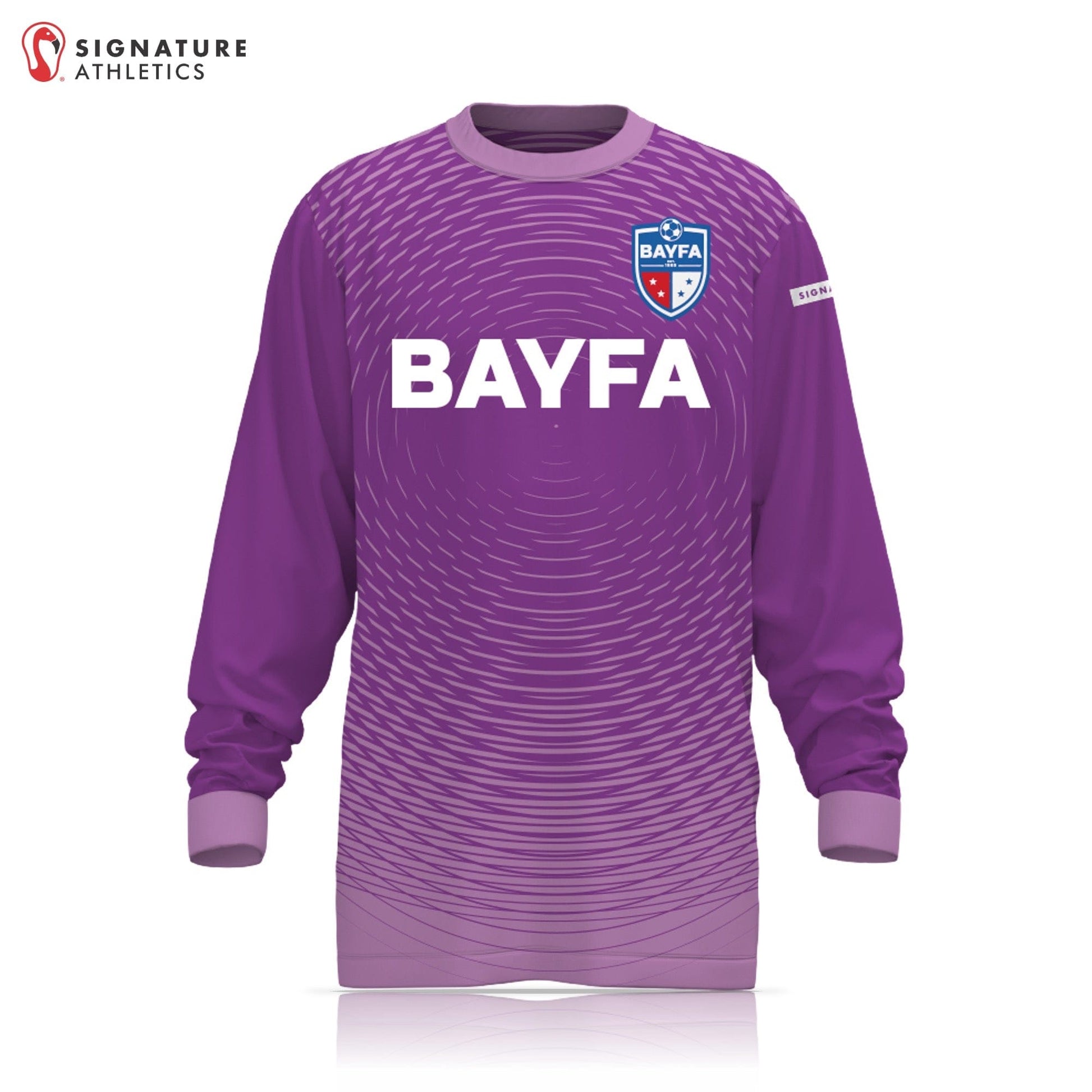 BAYFA Purple Goalie Jersey Signature Lacrosse