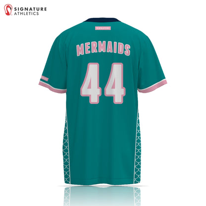 BAYFA Running Mermaids Women's Short Sleeve Tech Tee Signature Lacrosse