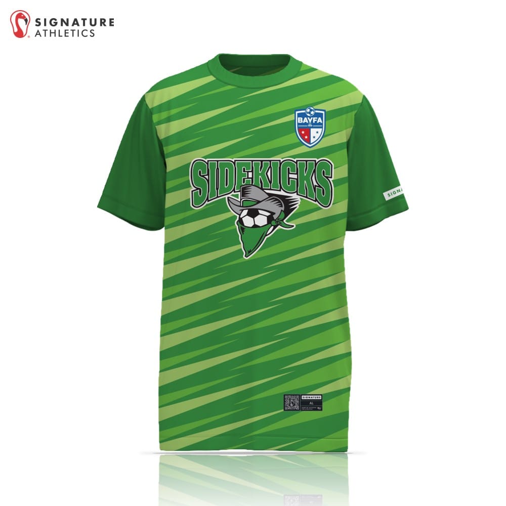 BAYFA Sidekicks Men's Short Sleeve Tech Tee Green Signature Lacrosse