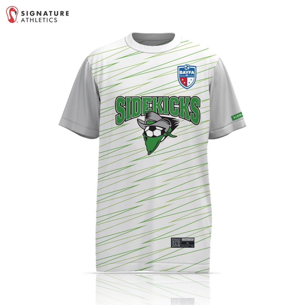 BAYFA Sidekicks Men's Short Sleeve Tech Tee White Signature Lacrosse