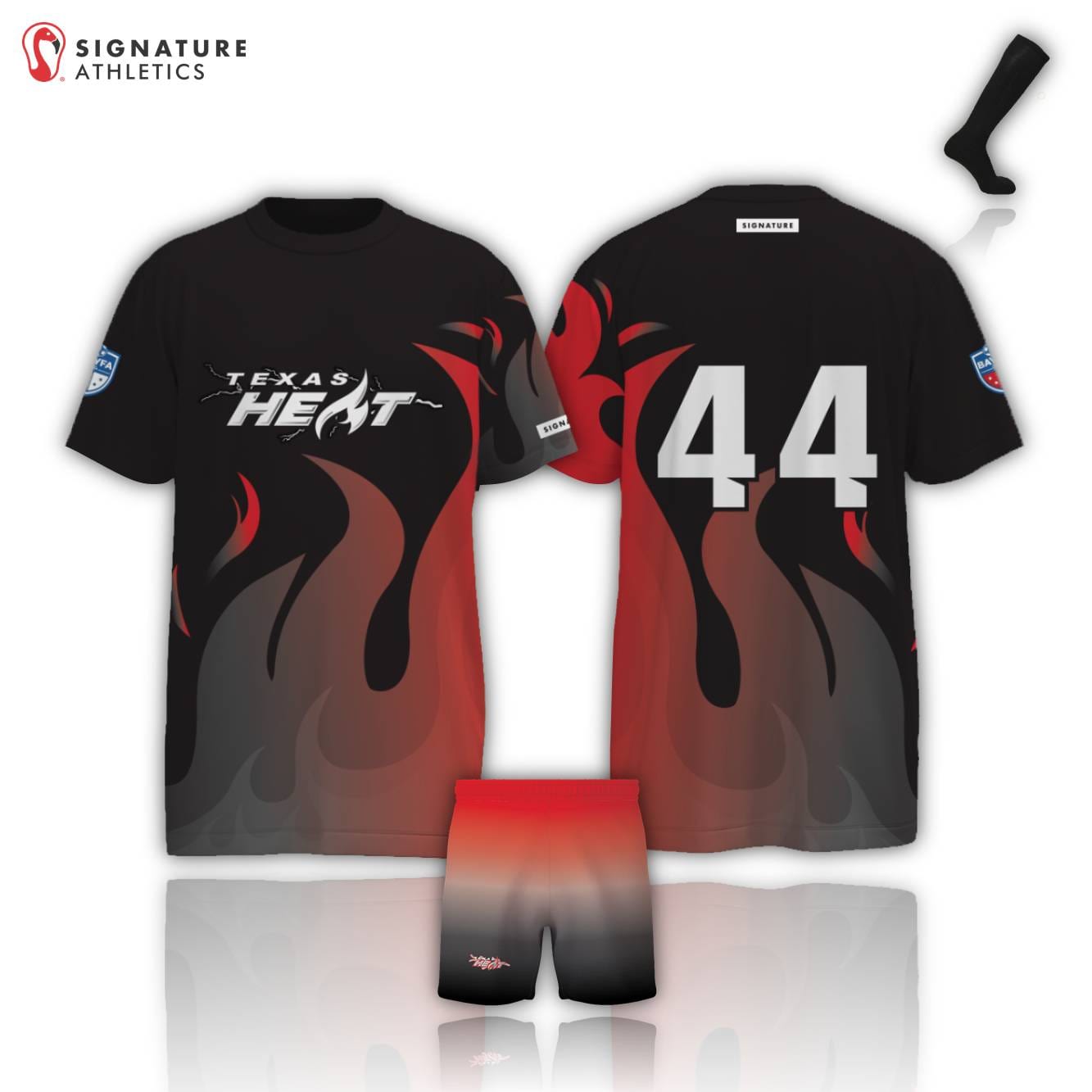 BAYFA Texas Heat Men's 3 Piece Player Package: 16/17B Signature Lacrosse