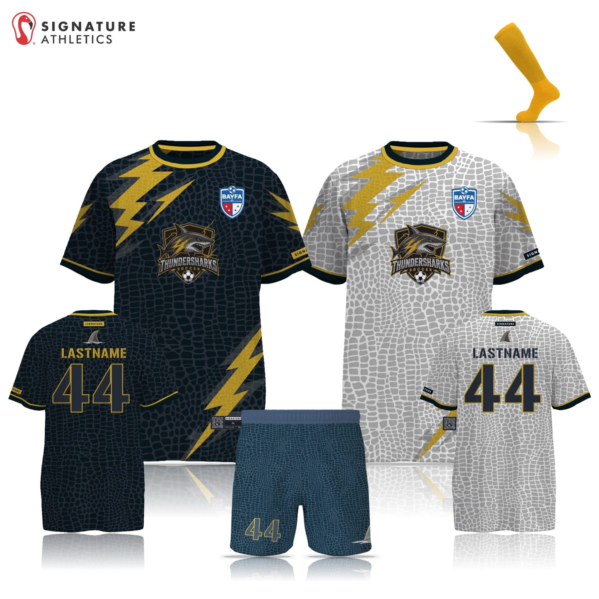 BAYFA Thundersharks Men's 4 Piece Player Package Signature Lacrosse