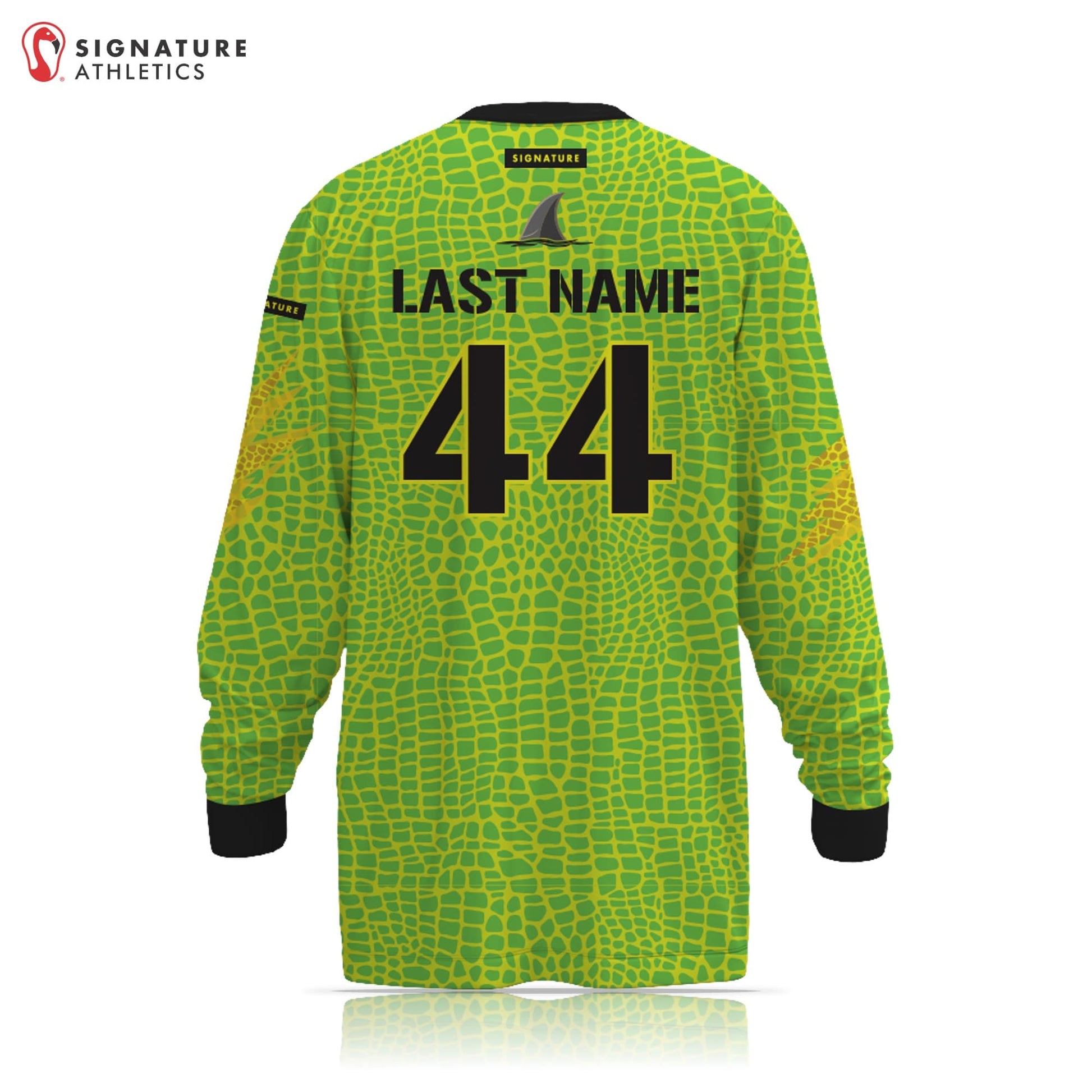 BAYFA Thundersharks Men's Player Long Sleeve Tech Tee (Goalie) Signature Lacrosse
