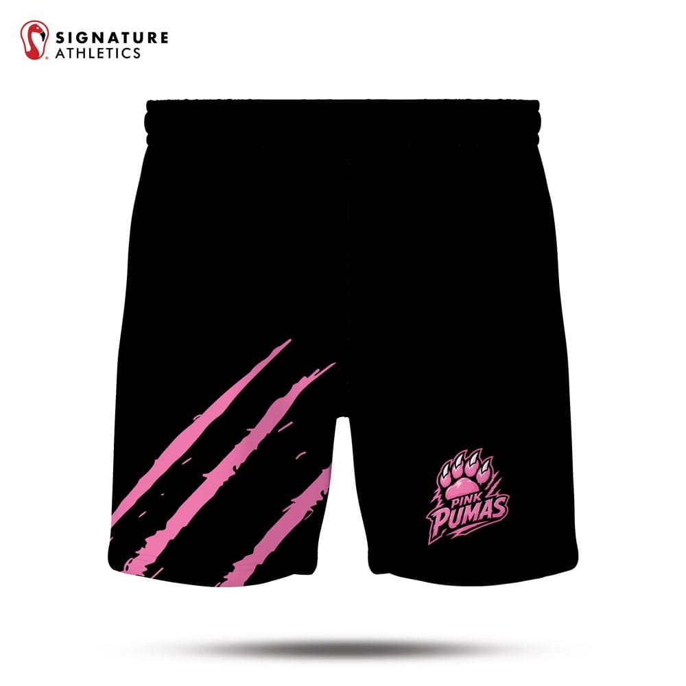 BAYFA Women's Player Game Shorts: Pink Pumas Girls U7 Signature Lacrosse