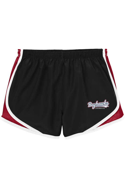 Bayhawks Lacrosse Adult Athletic Women's Shorts Signature Lacrosse