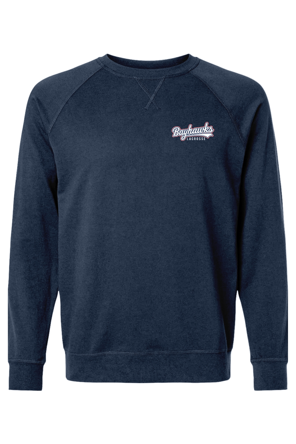 Bayhawks Lacrosse Adult Heavyweight Raglan Long Sleeve Signature Lacrosse