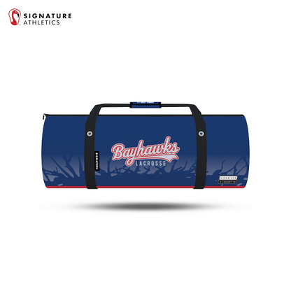 Bayhawks Lacrosse Customizable Large Equipment Duffel Bag Signature Lacrosse