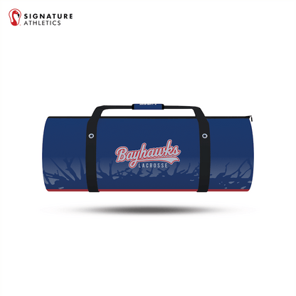 Bayhawks Lacrosse Customizable Large Equipment Duffel Bag Signature Lacrosse