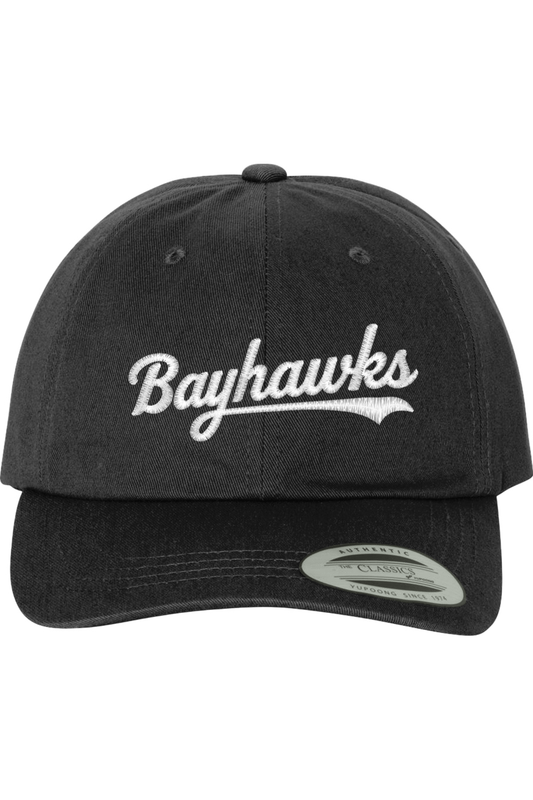 Bayhawks Lacrosse Embroidered Dad Hat Signature Lacrosse