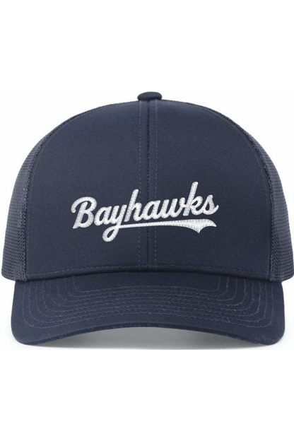 Bayhawks Lacrosse Embroidered Trucker Hat Signature Lacrosse