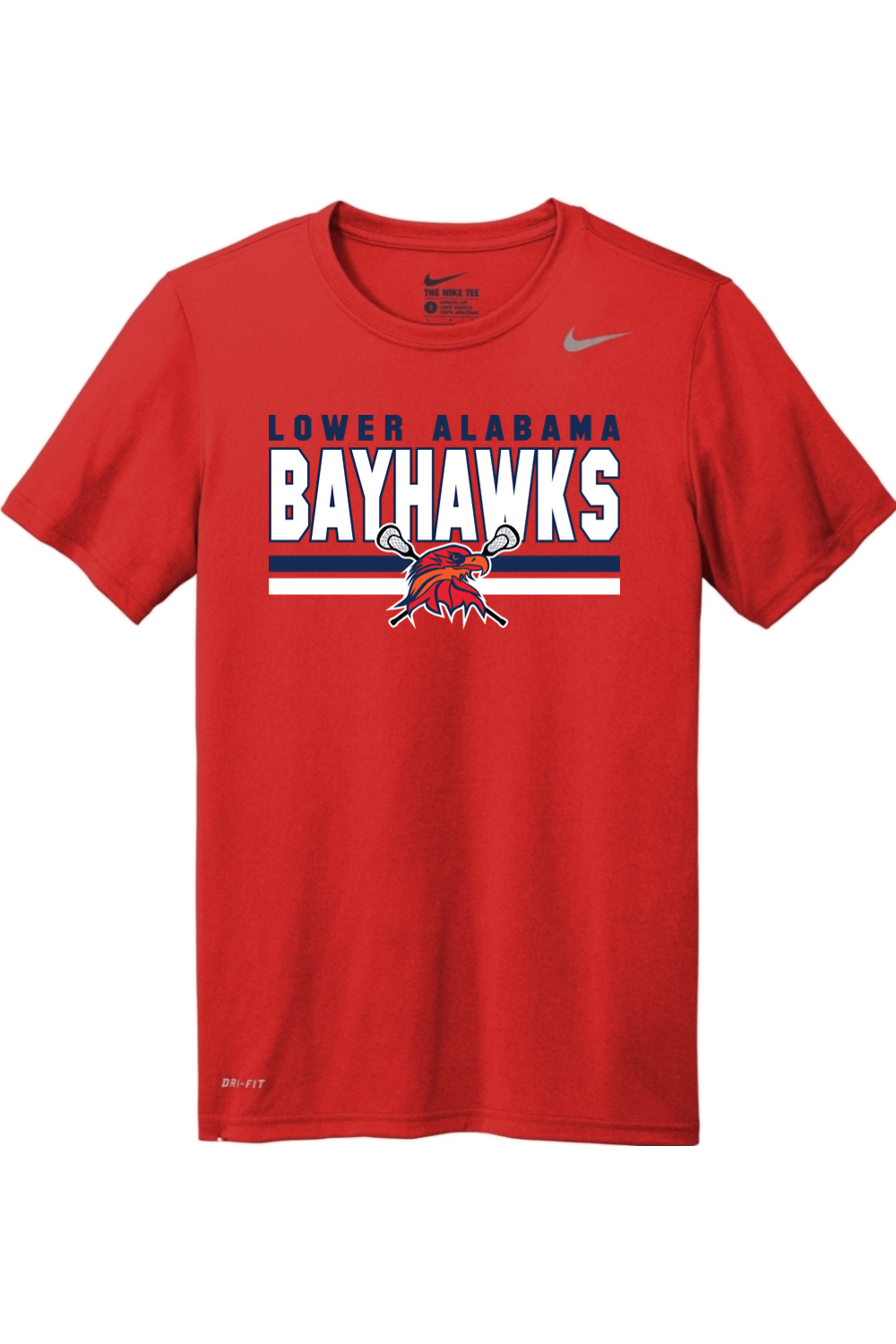 Bayhawks Lacrosse Nike Team rLegend Tee Signature Lacrosse