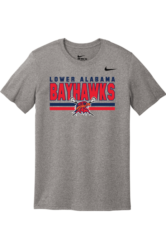 Bayhawks Lacrosse Nike Team rLegend Tee Signature Lacrosse