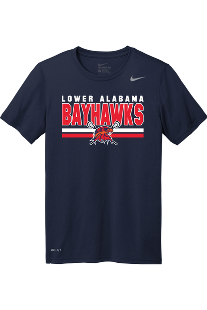 Bayhawks Lacrosse Nike Team rLegend Tee Signature Lacrosse