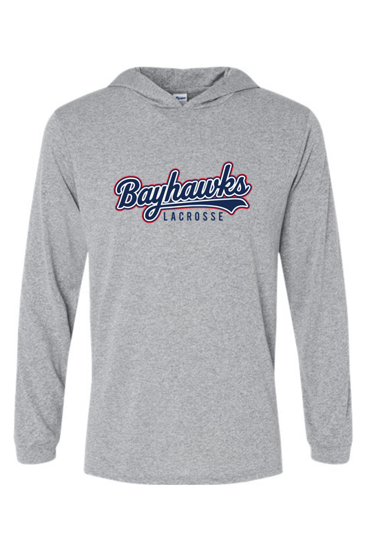 bayhawks lacrosse  Paragon Bahama Performance Hooded Long Sleeve T-Shirt Signature Lacrosse