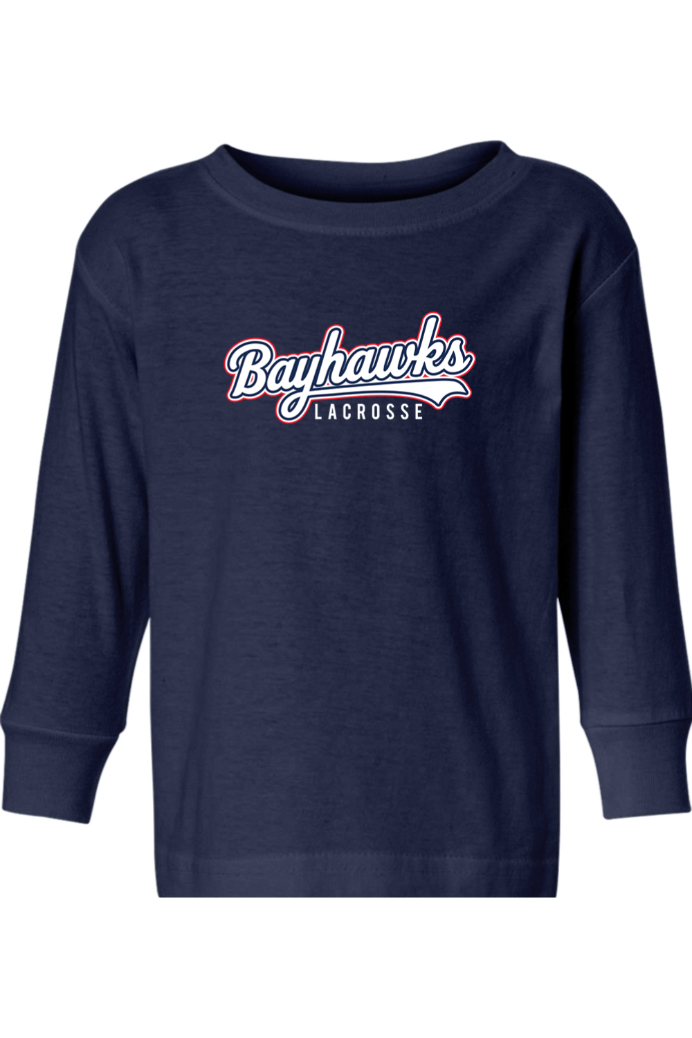 Bayhawks Lacrosse Toddler Long Sleeve T-Shirt Signature Lacrosse