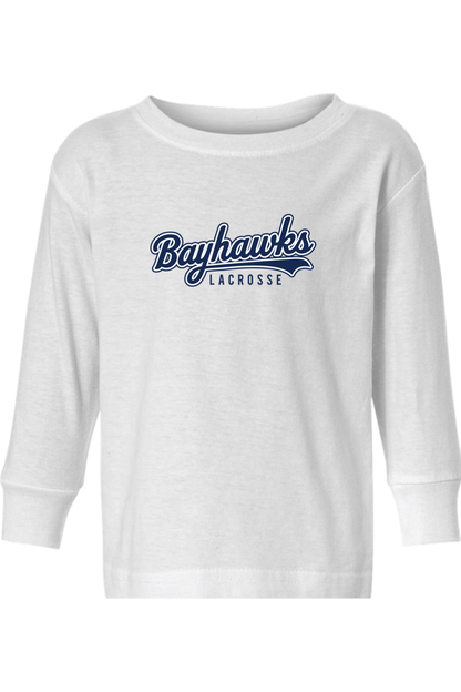 Bayhawks Lacrosse Toddler Long Sleeve T-Shirt Signature Lacrosse