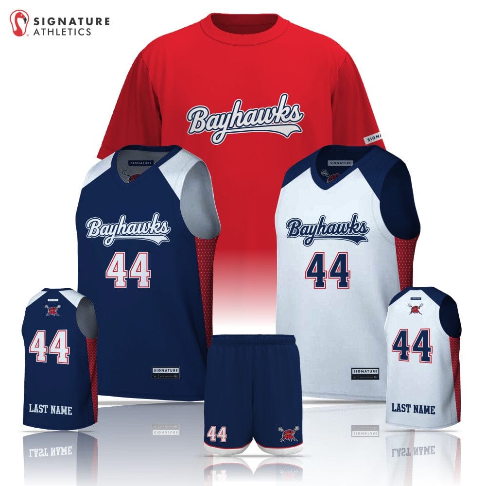 Bayhawks LC Men's 3 Piece Player Package: Bayhawks Lacrosse Signature Lacrosse
