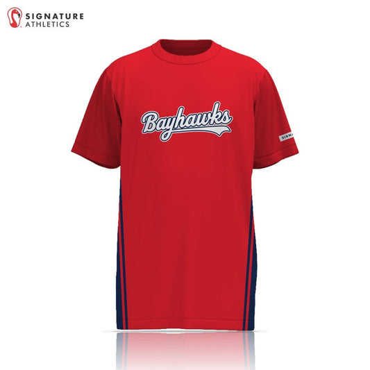 Bayhawks LC Men's Player Short Sleeve Tech Tee: Bayhawks Lacrosse Signature Lacrosse