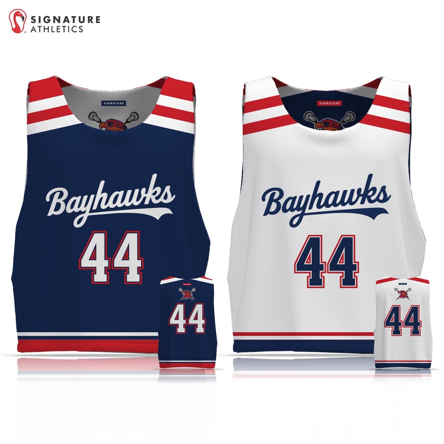 Bayhawks LC Men's Reversible Pinnie Signature Lacrosse