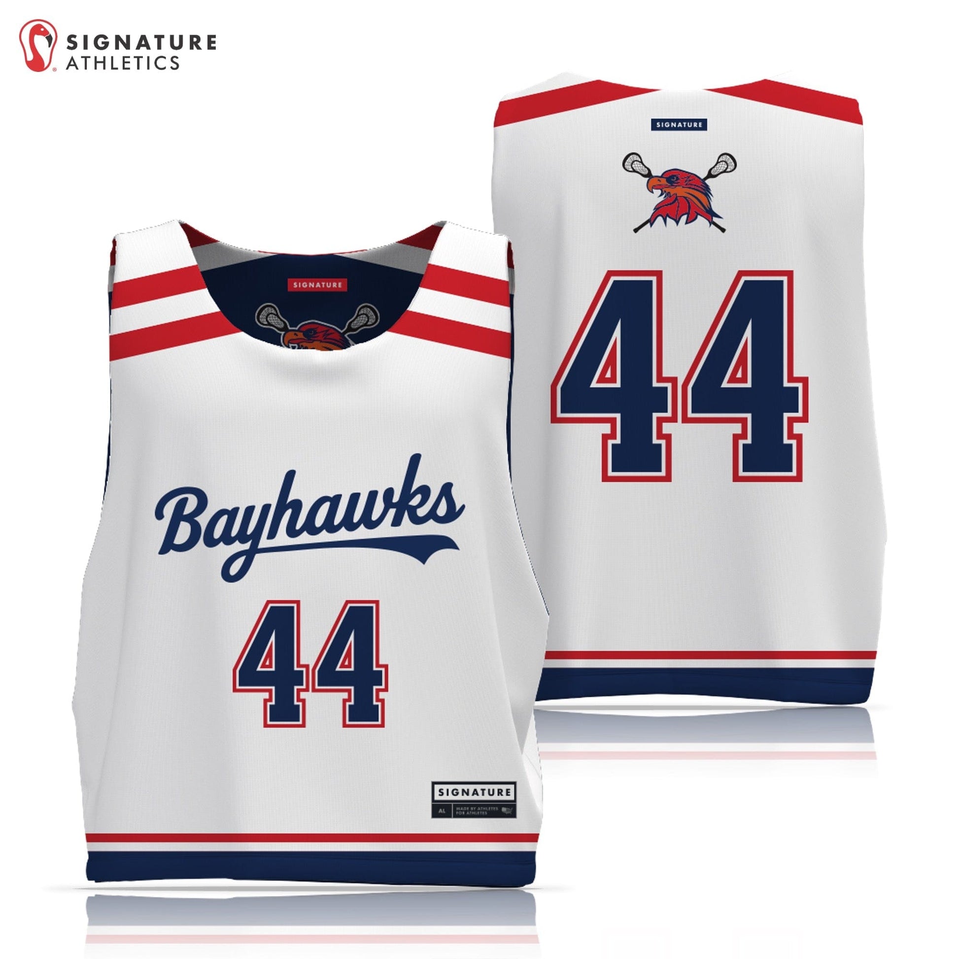 Bayhawks LC Men's Reversible Pinnie Signature Lacrosse