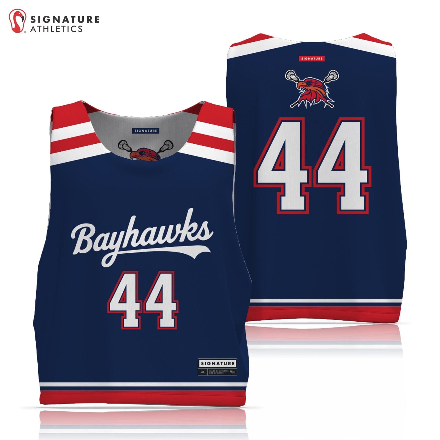 Bayhawks LC Men's Reversible Pinnie Signature Lacrosse