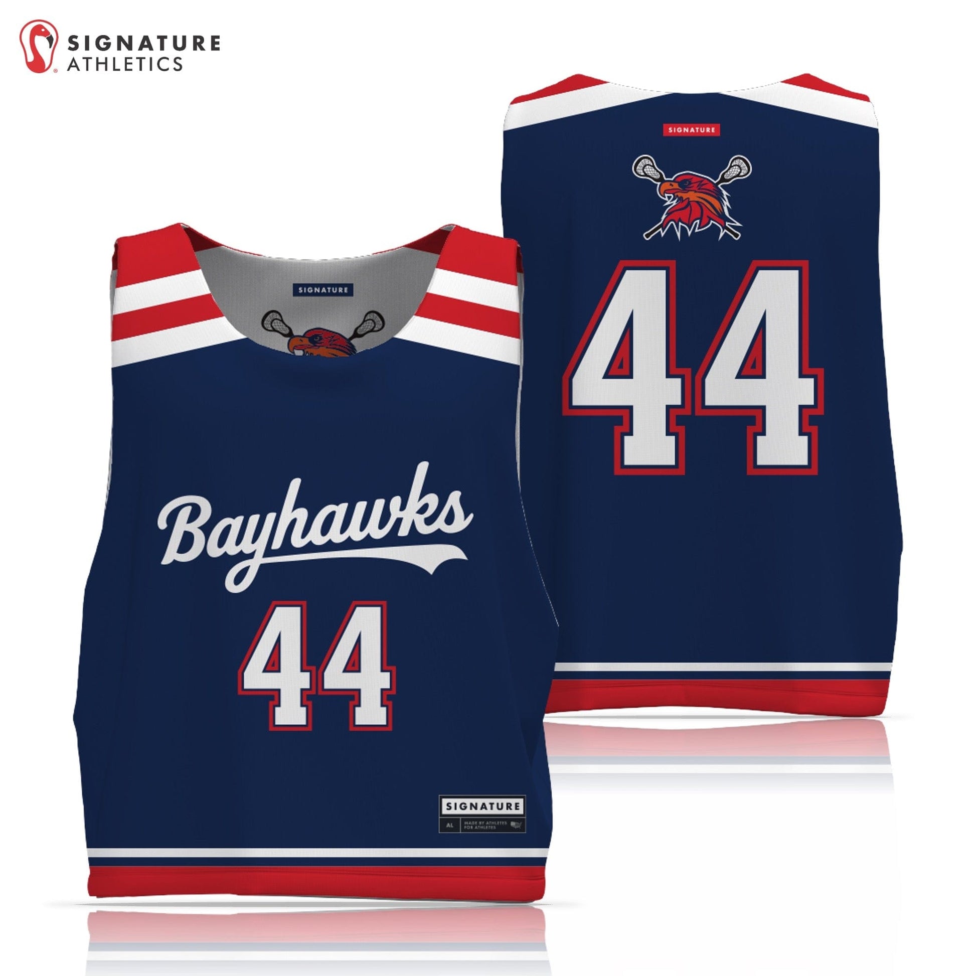 Bayhawks LC Men's Reversible Pinnie Signature Lacrosse