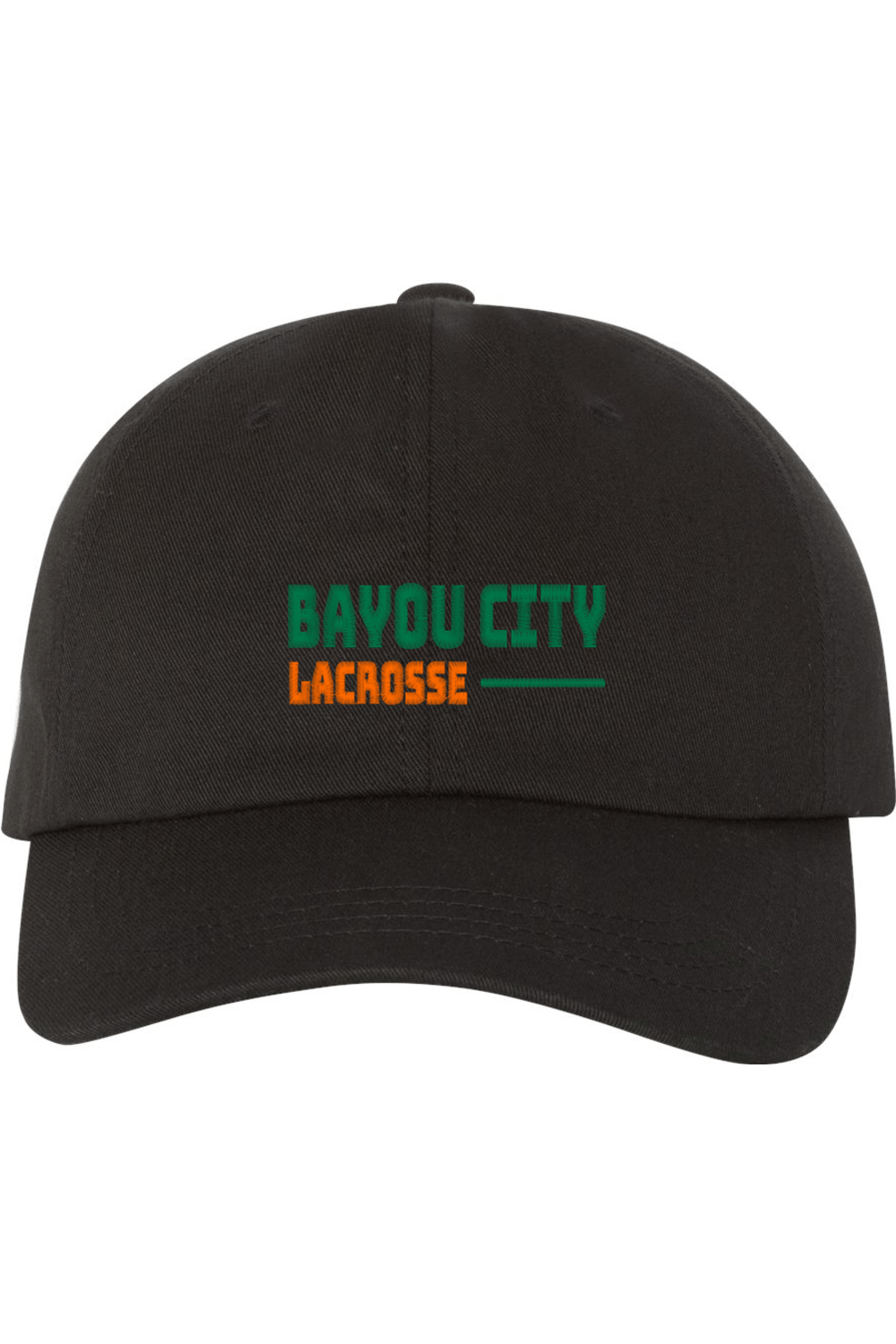 Bayou City Lacrosse Embroidered Dad Hat Signature Lacrosse
