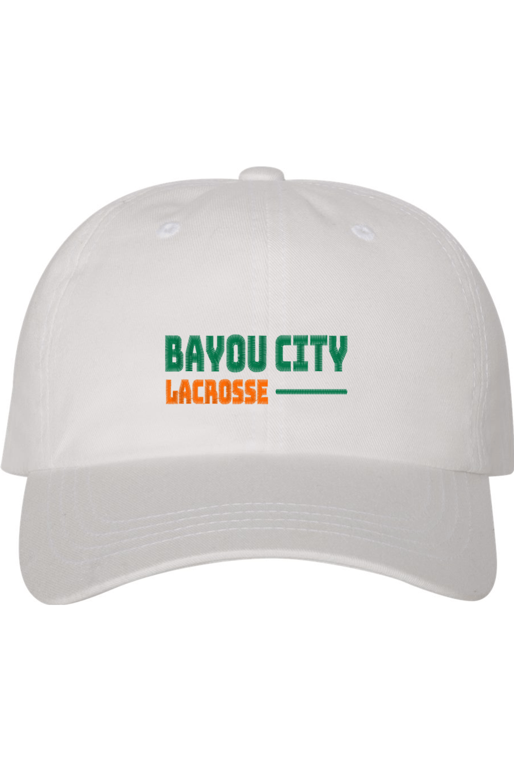 Bayou City Lacrosse Embroidered Dad Hat Signature Lacrosse