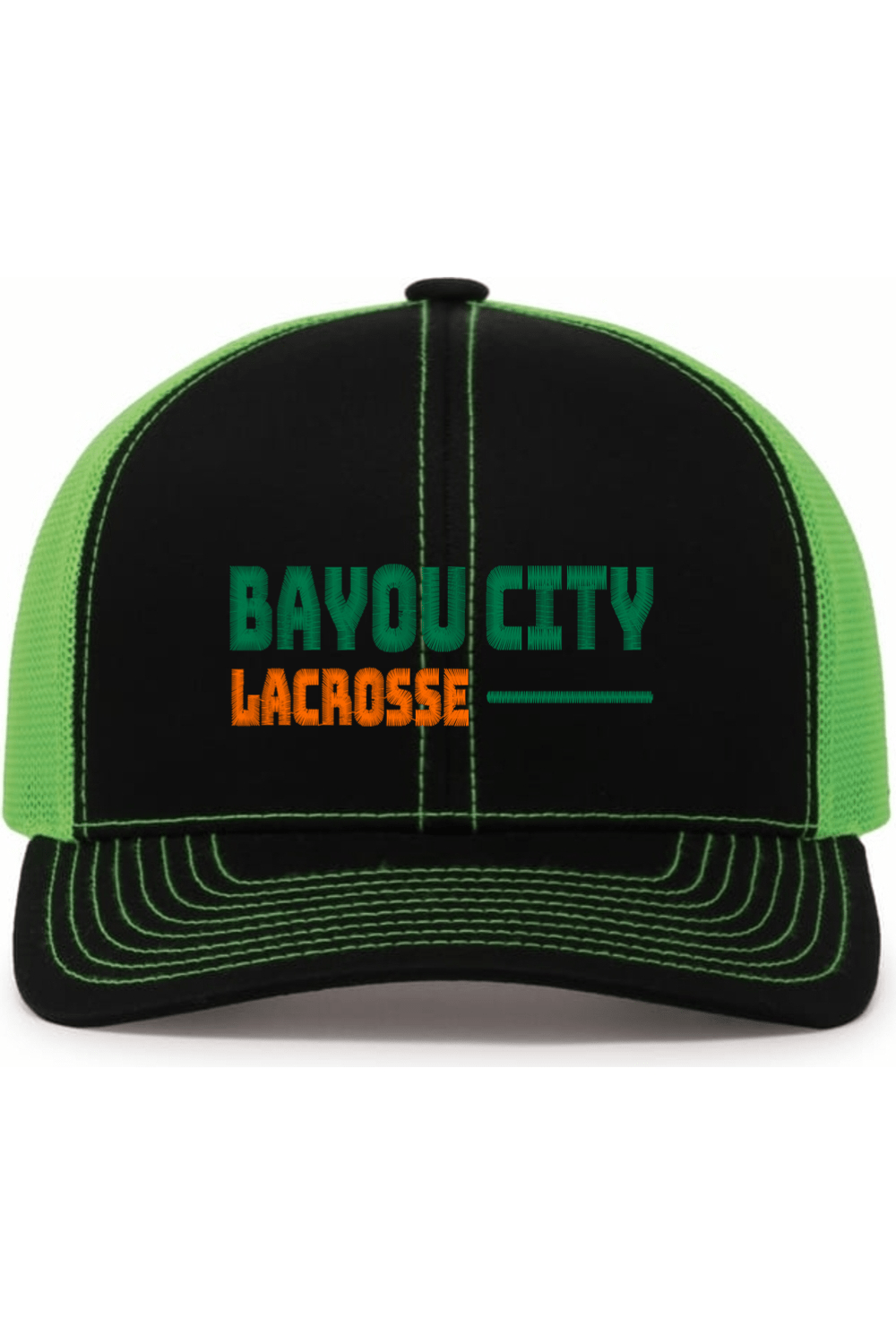 Bayou City Lacrosse Embroidered Trucker Hat Signature Lacrosse