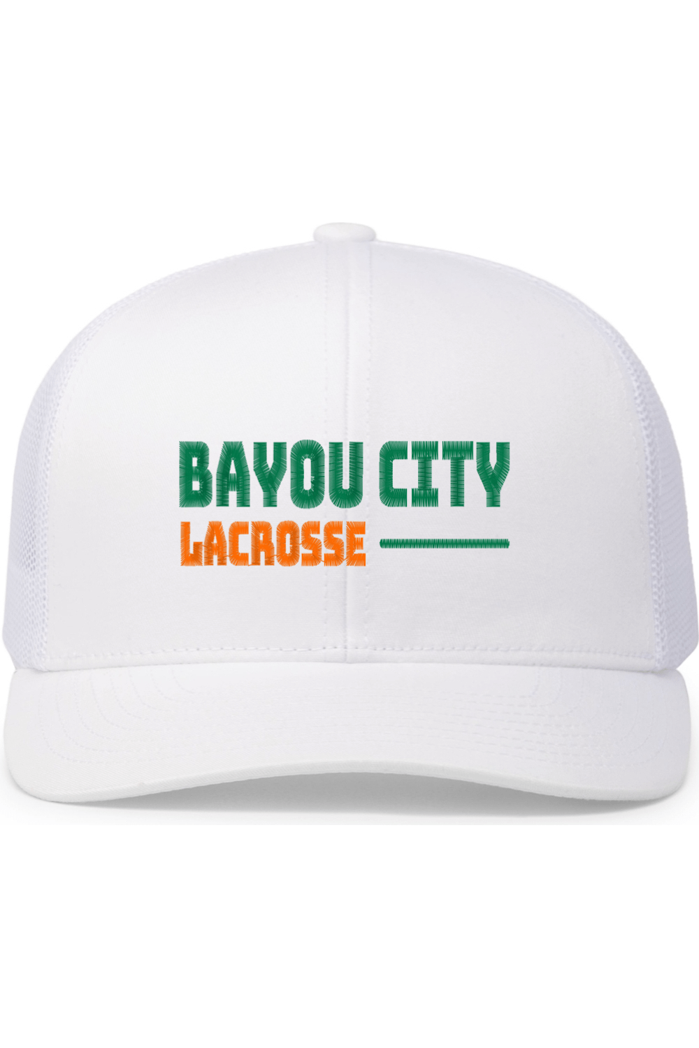 Bayou City Lacrosse Embroidered Trucker Hat Signature Lacrosse