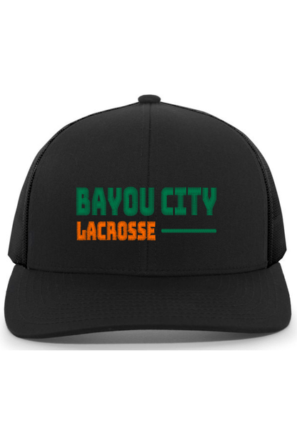 Bayou City Lacrosse Embroidered Trucker Hat Signature Lacrosse