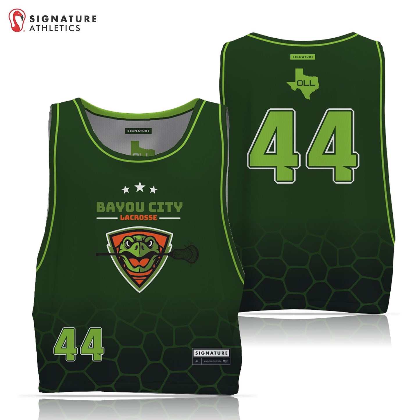 Bayou City Lacrosse Men's 3 Piece Player Package Signature Lacrosse