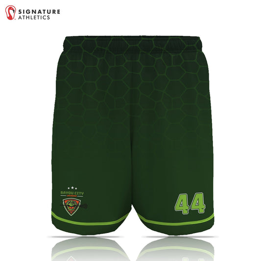 Bayou City Lacrosse Men's Game Shorts: Bayou City Signature Lacrosse