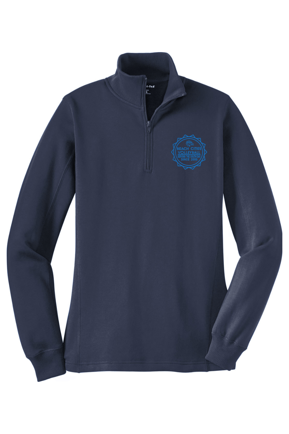 Beach Cities Volleyball Adult Women's Embroidered Quarter-Zip Pullover Signature Lacrosse