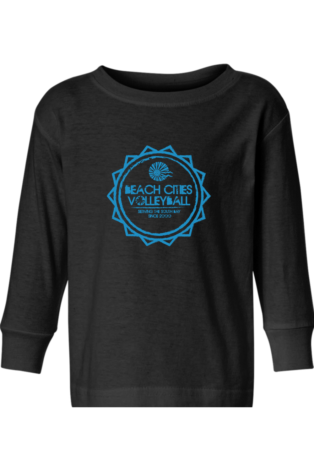 Beach Cities Volleyball Toddler Long Sleeve T-Shirt Signature Lacrosse